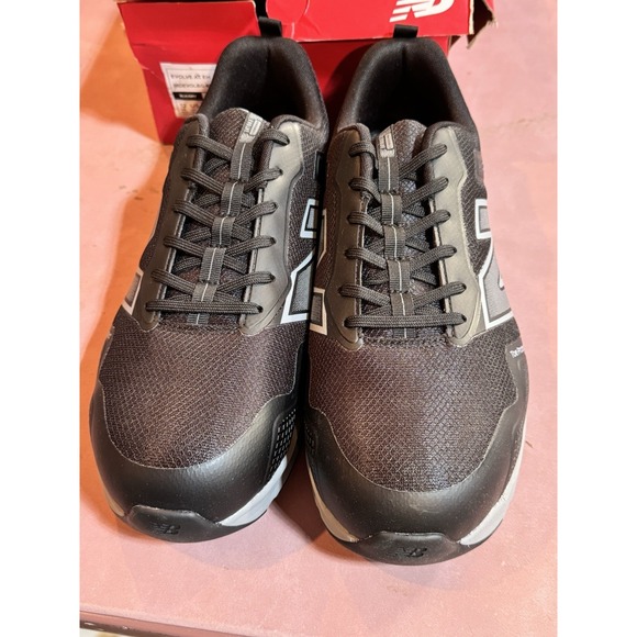 New Balance Men's Evolve Industrial Shoe Alum Toe, Black/Grey, Size 12 Xtra Wide - Picture 2 of 6